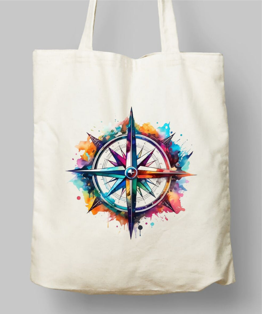 Renkli Pusula Bez Çanta