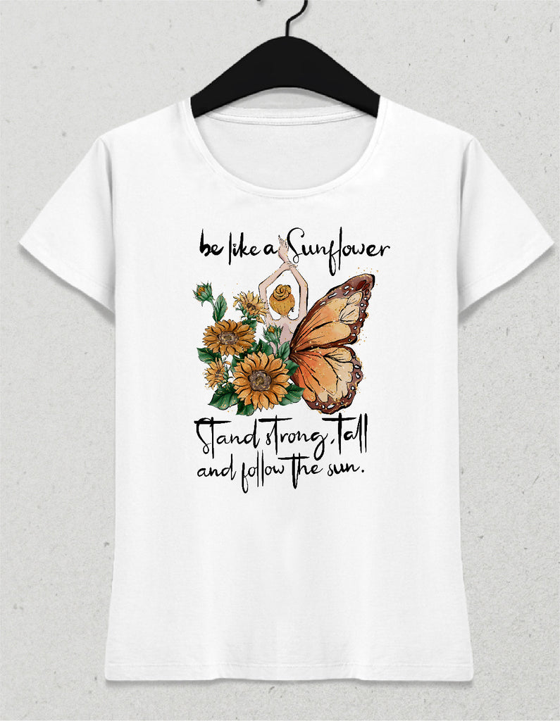 Like a Sunflower kadın tişört