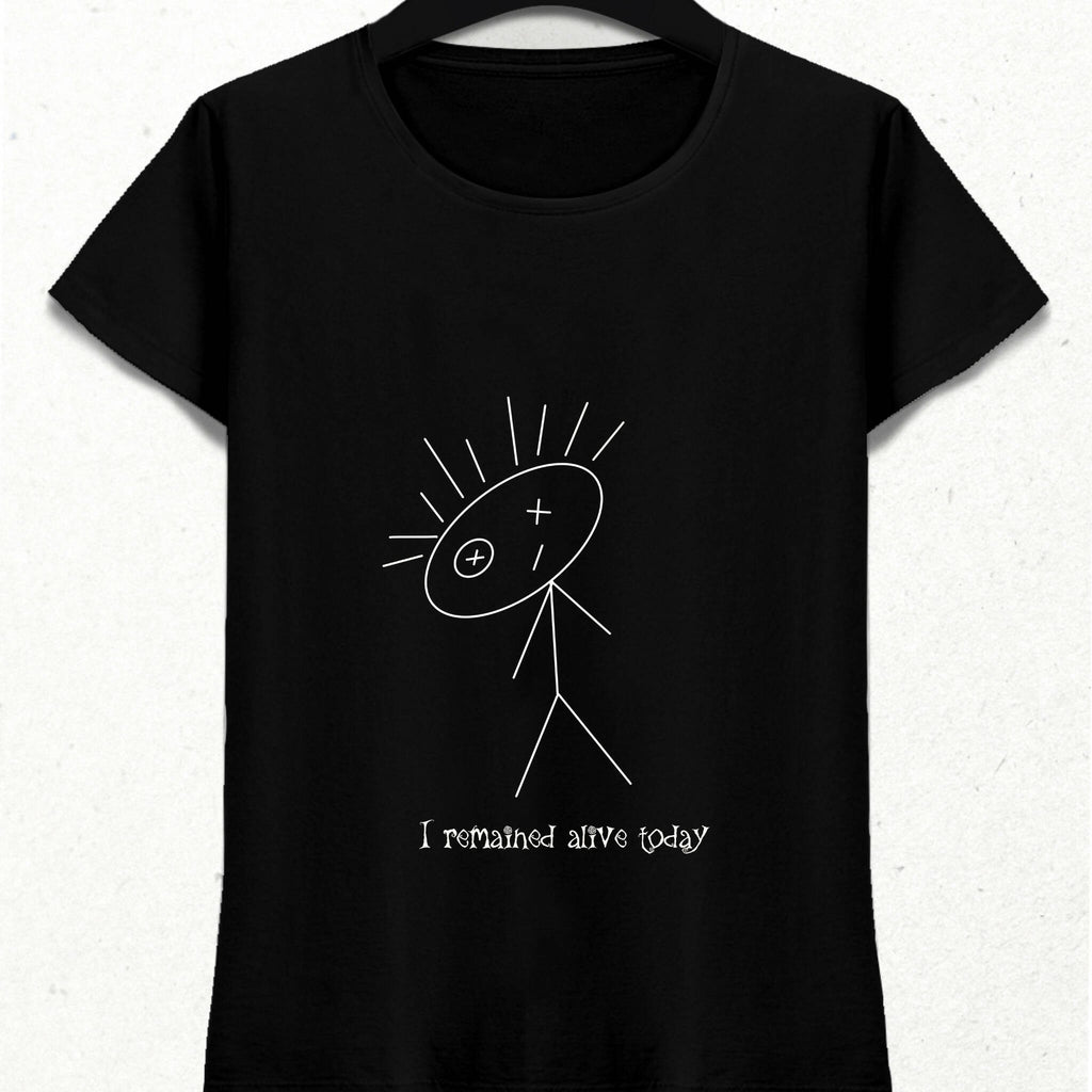 I Survived Today Too Slogan T-Shirt