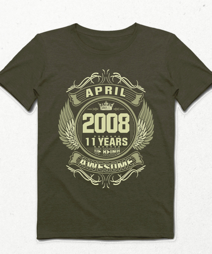 Awesome 2 haki doğum günü tişört - basmatik.com