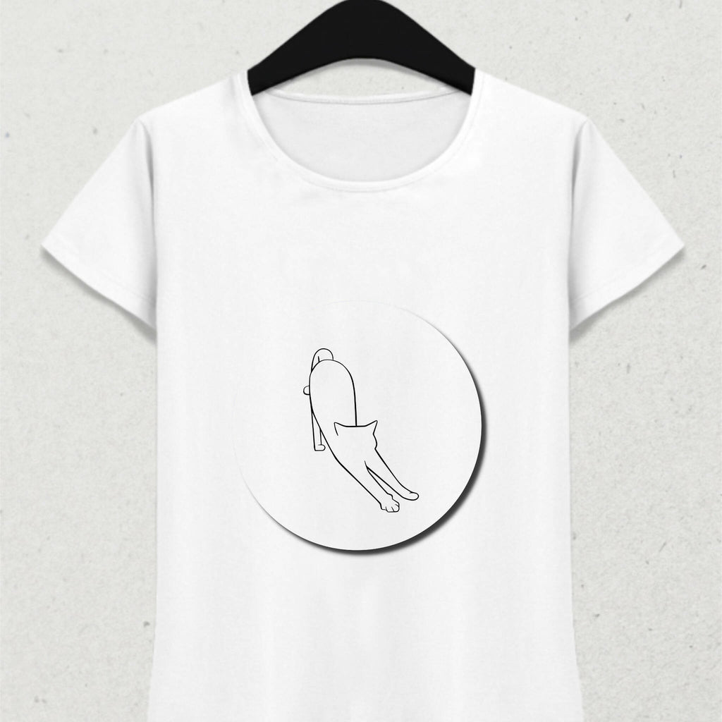 Minimalist Cat T-Shirt