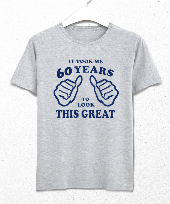 Great doğum günü gri tişört - basmatik.com