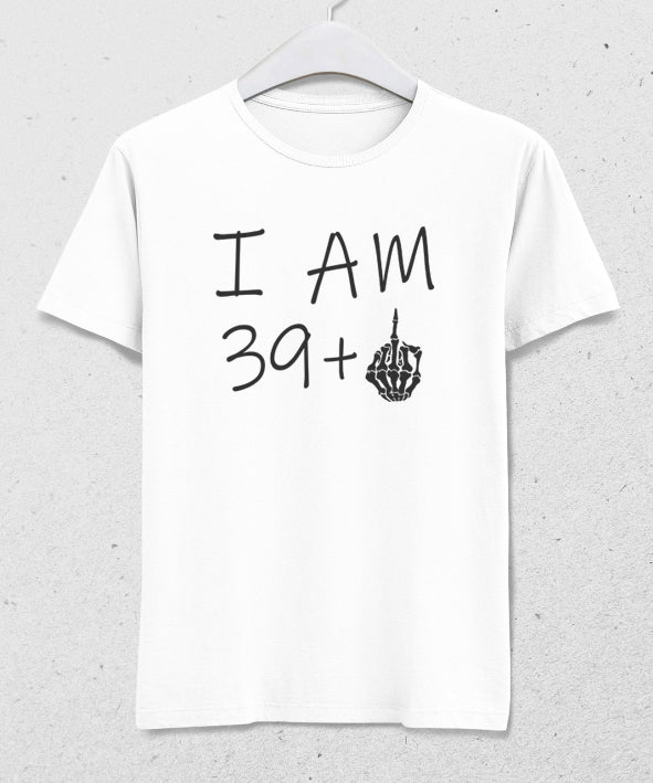 I am doğum günü beyaz tişört - basmatik.com