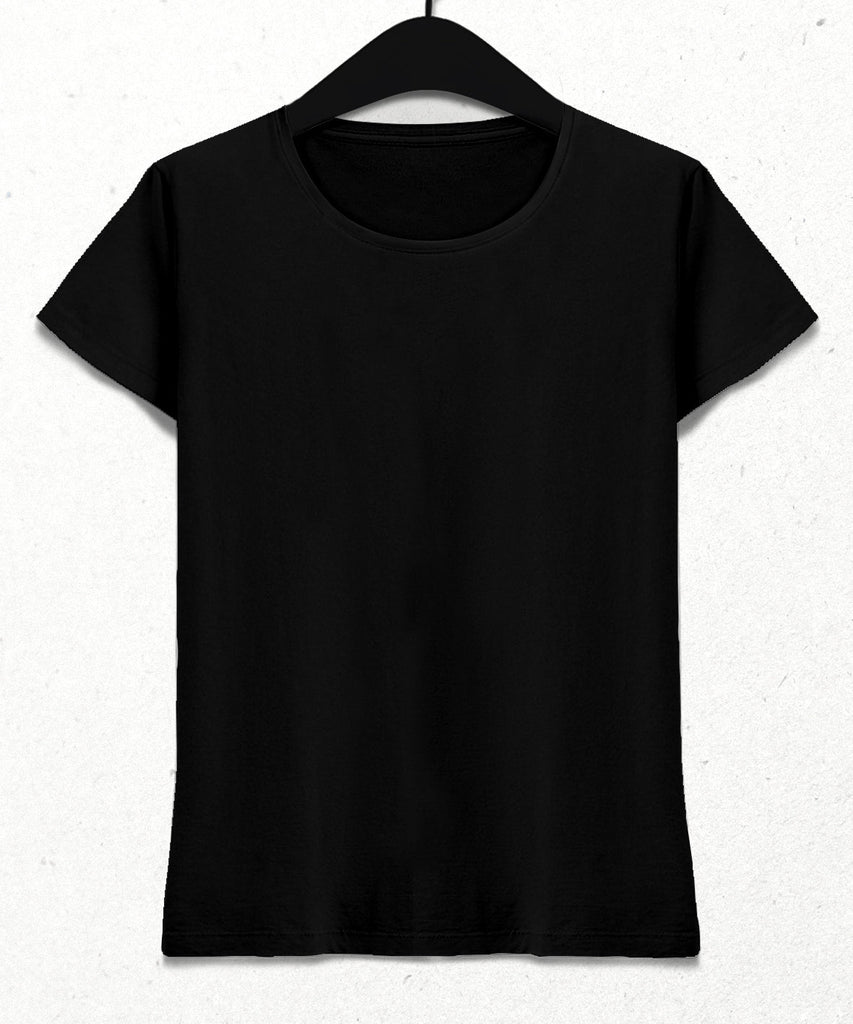 'Özel tasarım kadın siyah tshirt' - Customized - basmatik.com