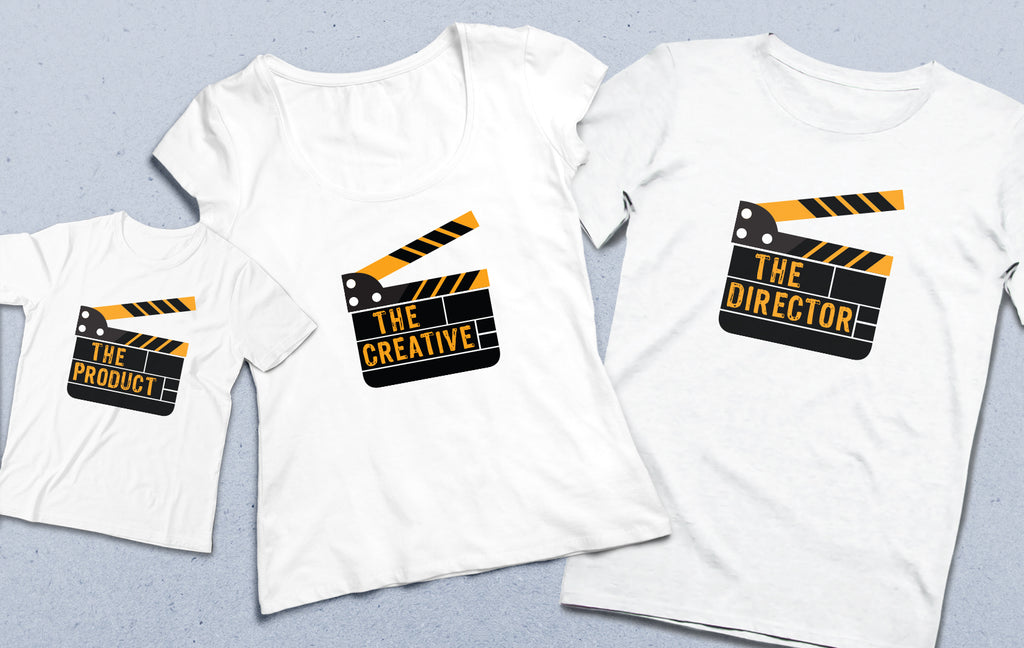 Klaket Anne baba çocuk tişört seti - basmatik.com