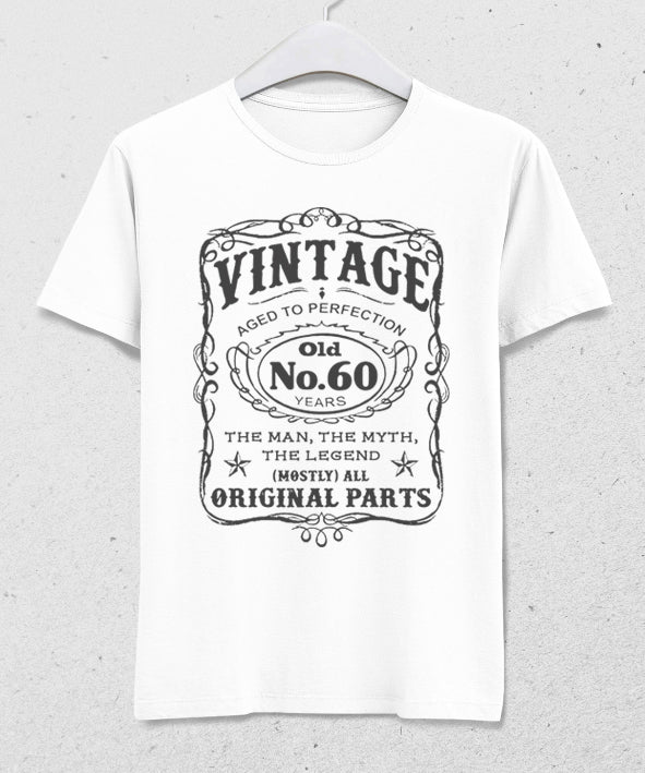 No60 doğum günü beyaz tişört - basmatik.com