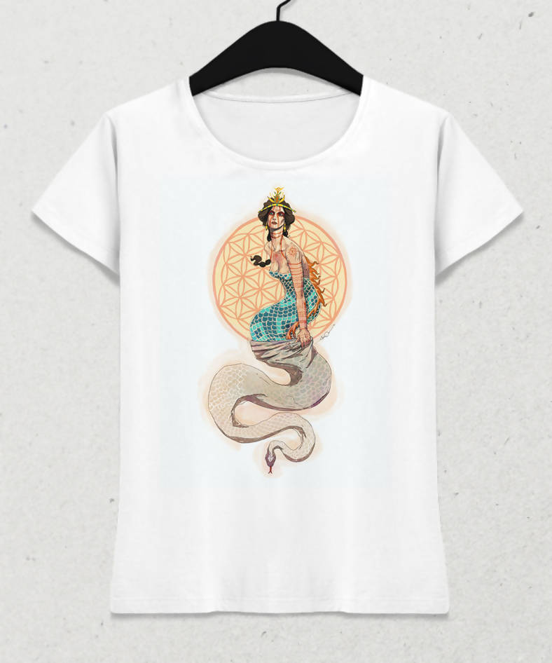 Şahmeran / Tişört - Kadın Kısa Kol - basmatik.com