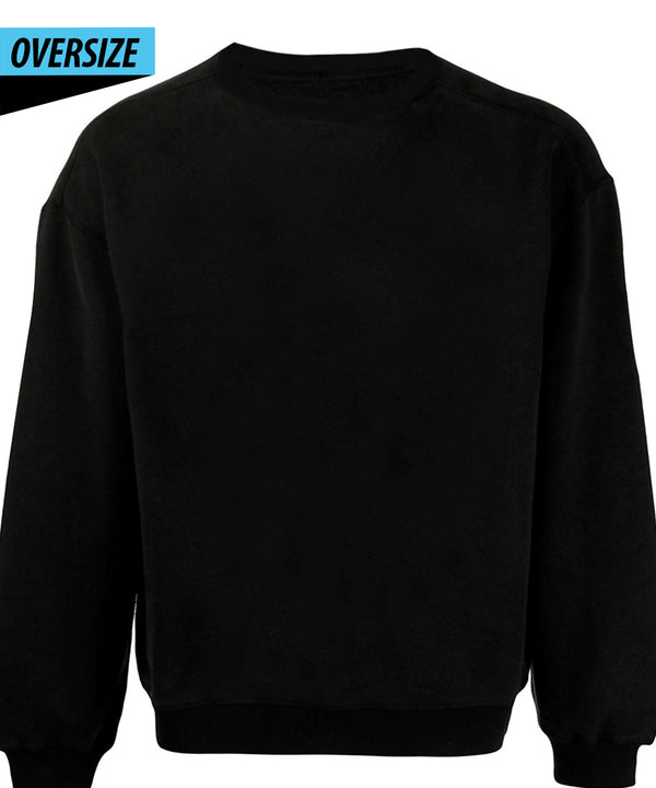 özel tasarım Oversize siyah sweatshirt