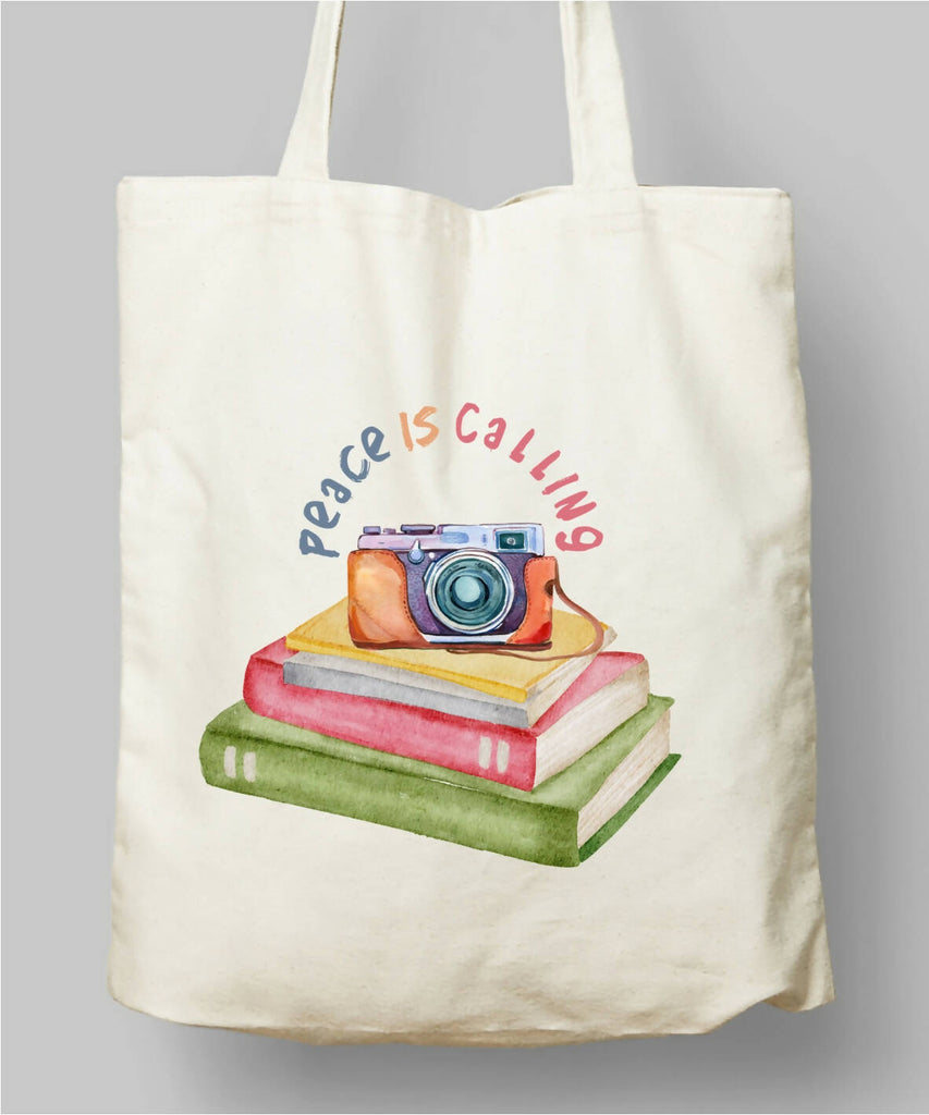 Peace is Calling Cloth Bag