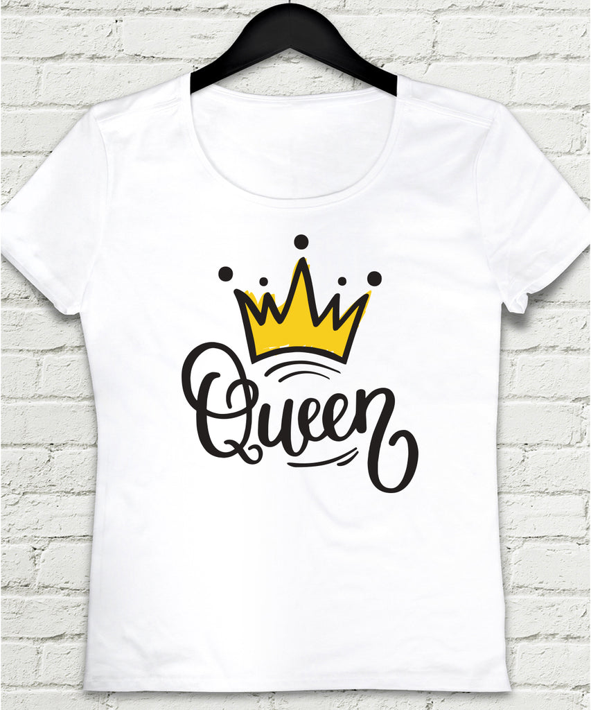 Queen kadın tişört - basmatik.com