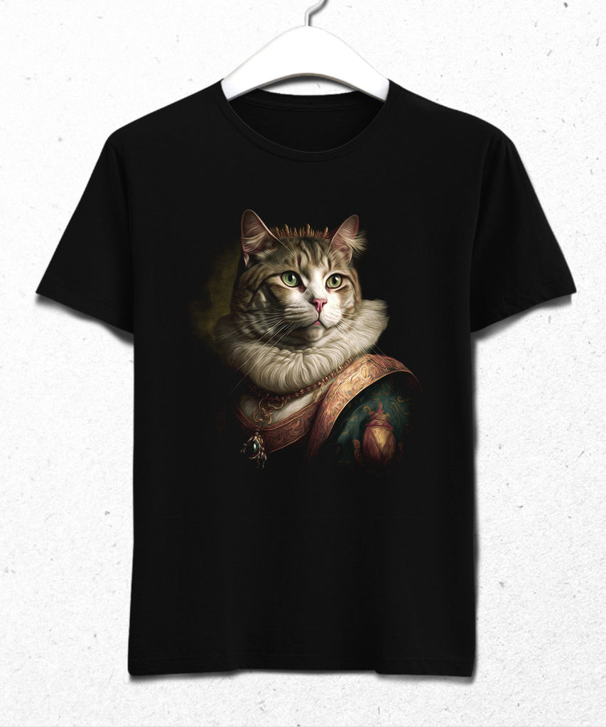 Rönesans tekir kedi tişört