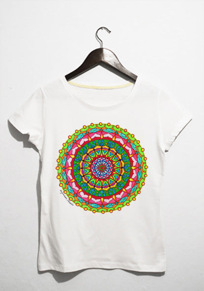 renkli 02 mandala t-shirt - basmatik.com