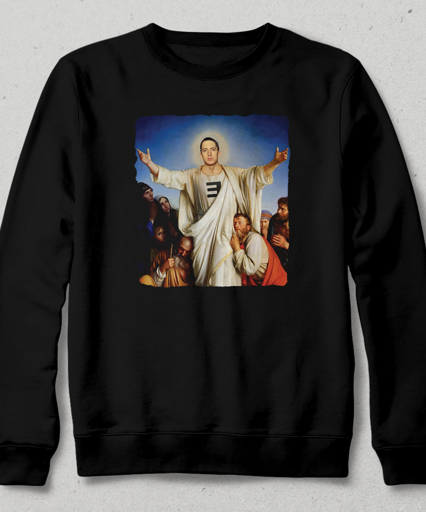 Eminem Siyah Sweatshirt - basmatik.com