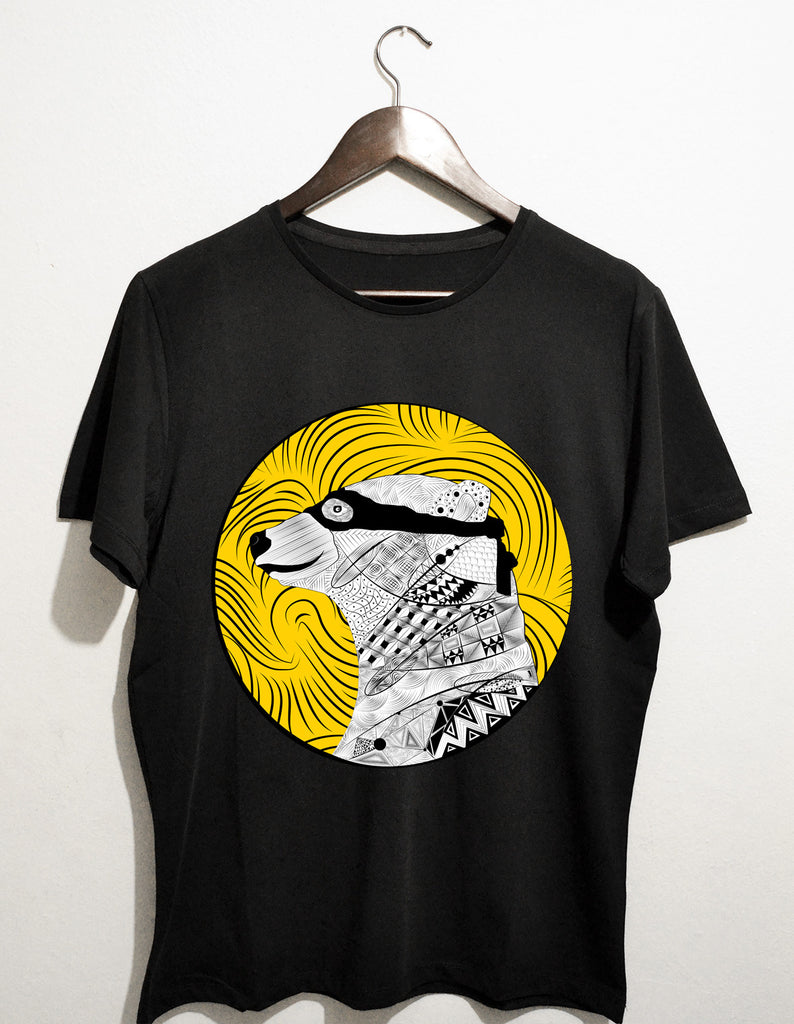 ayu - siyah t-shirt - basmatik.com