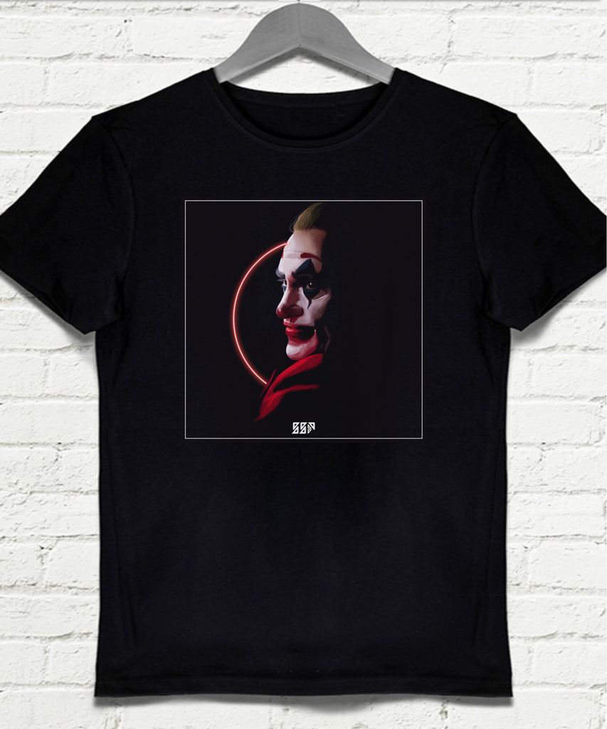 Joker Siyah Tişört - basmatik.com