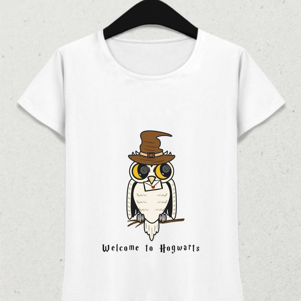 Welcome to Hogwarts Hedwig Owl Tshirt