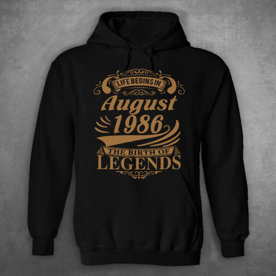 Life begins siyah sweatshirt - basmatik.com
