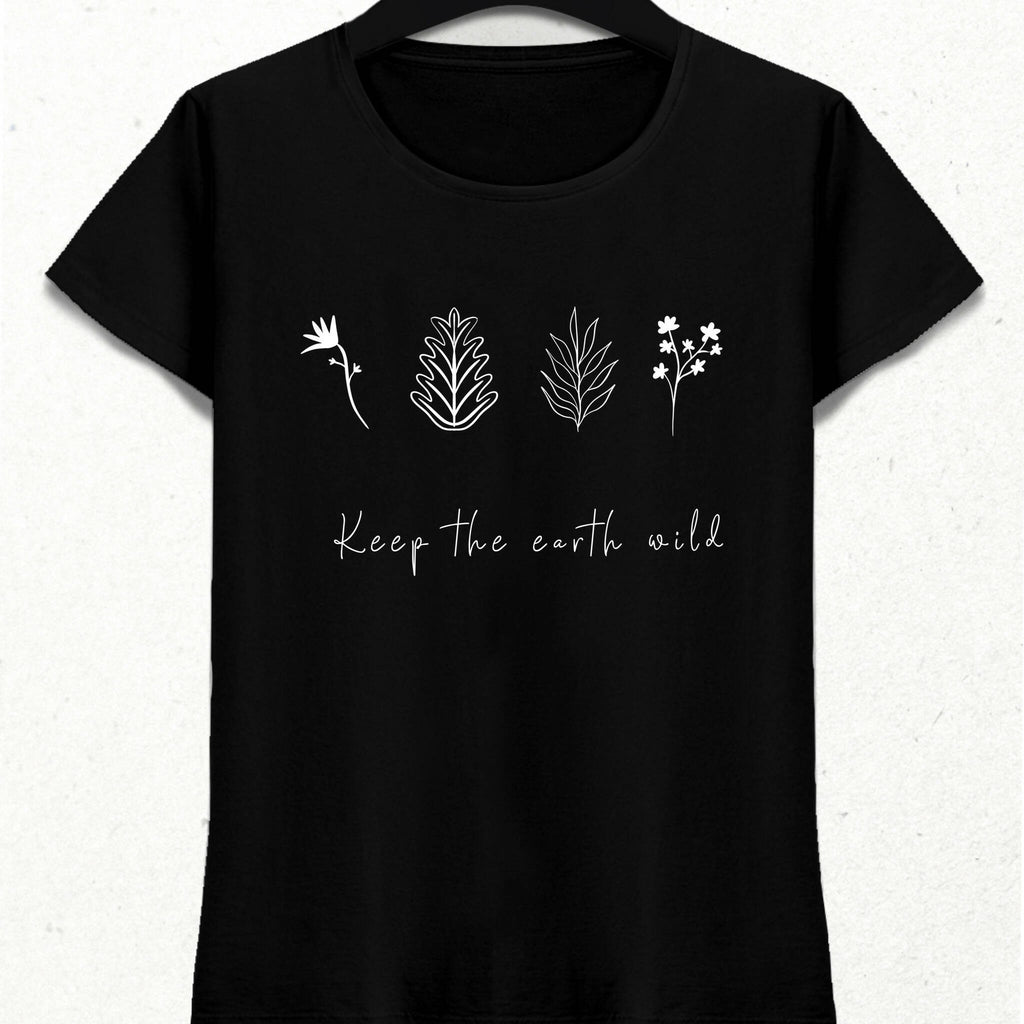 Nature Lover Slogan Minimalist T-Shirt
