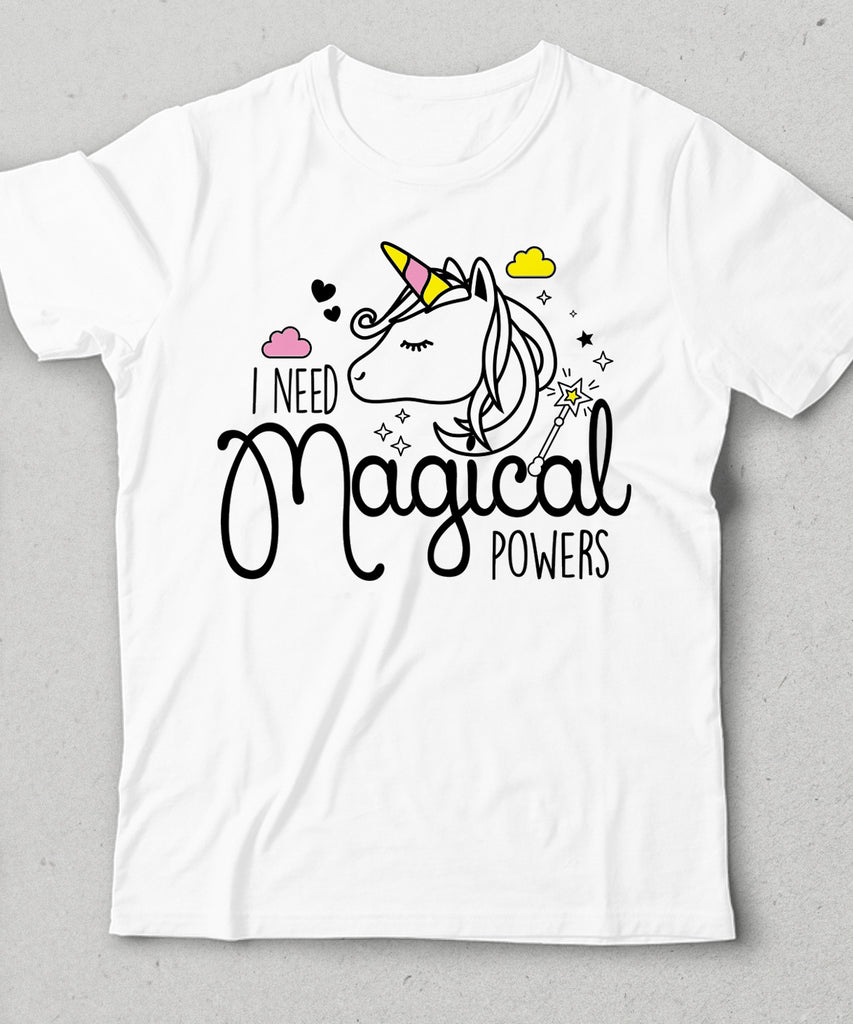 Magical unicorn çocuk tişört - basmatik.com