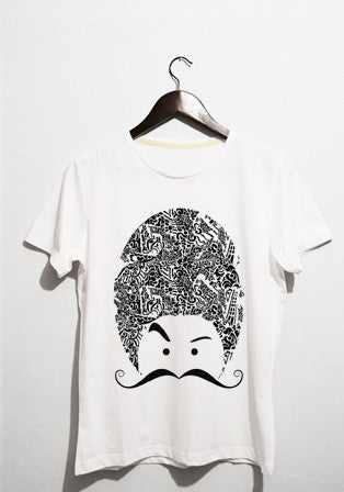 mustached t-shirt - basmatik.com