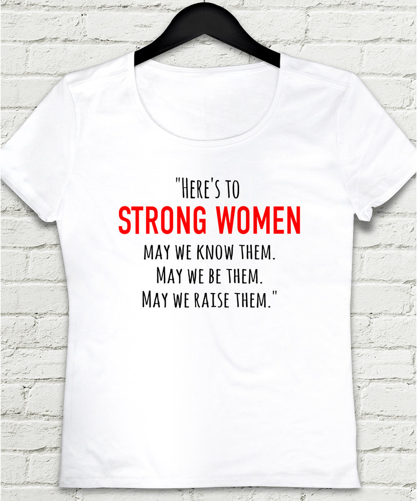 strong woman beyaz tişört - basmatik.com