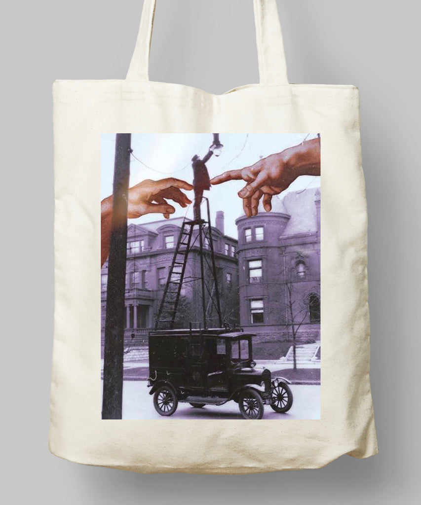 Tanrının elleri Bez Çanta - basmatik.com