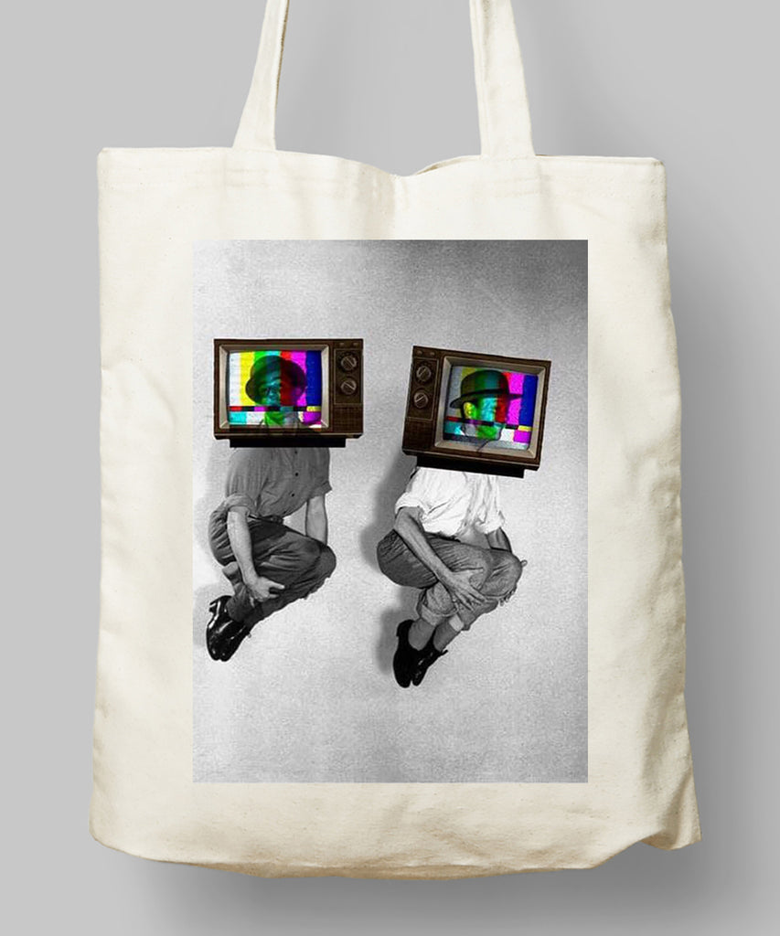 Televizyon Kutucuğu Bez Çanta - basmatik.com