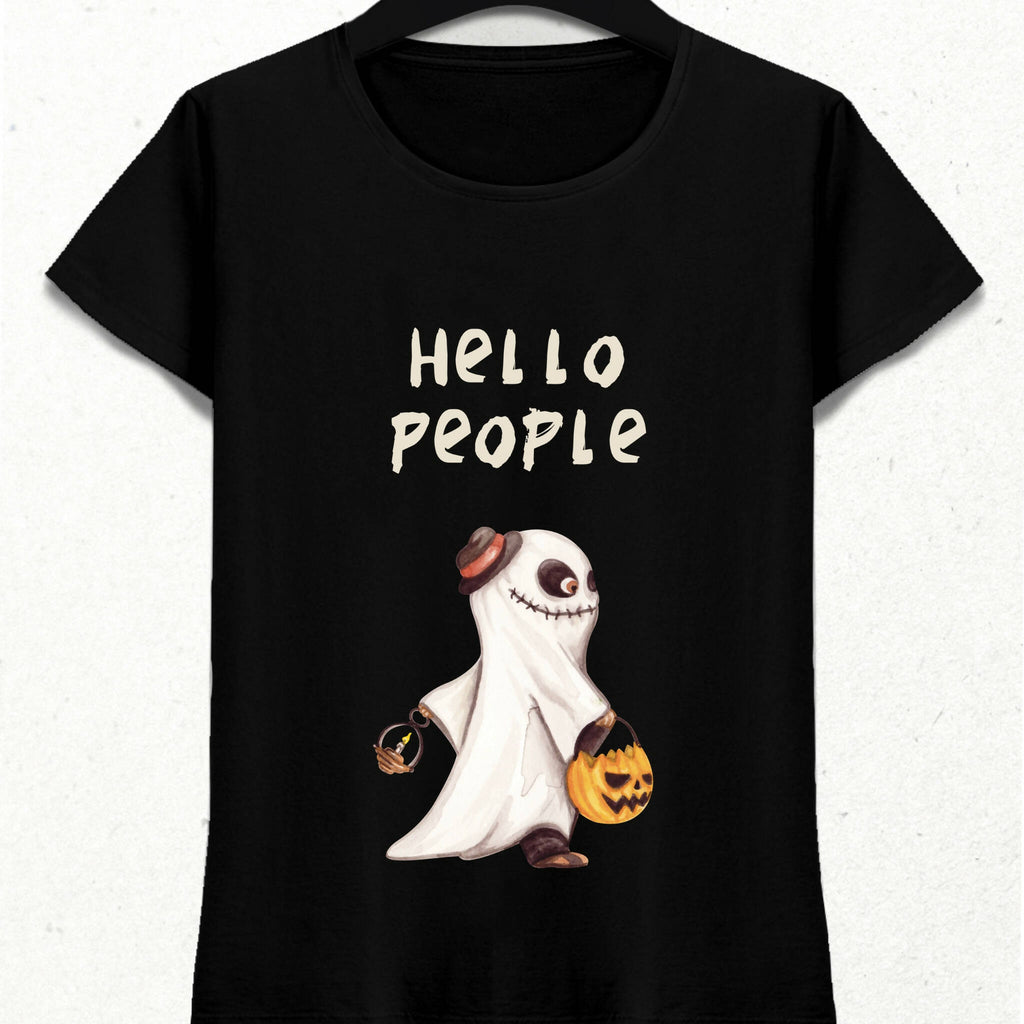 Hello People Ghost Halloween Tshirt
