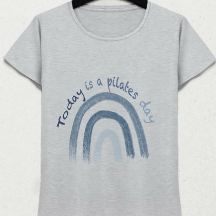 Today is a Pilates Day Gri Tişört