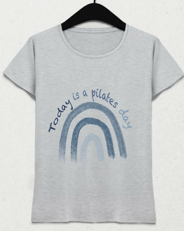 Today is a Pilates Day Gri Tişört