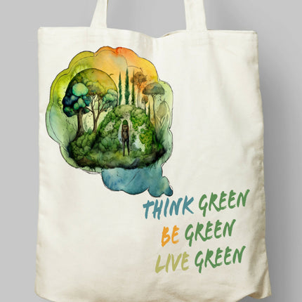 THINK GREEN Canvas Bag 