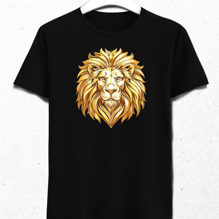 Altın Yeleli Aslan İhtişamı - Erkek Tişört