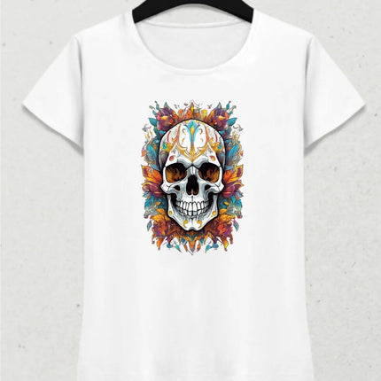 Renkli Kurukafa Kadın Tişört