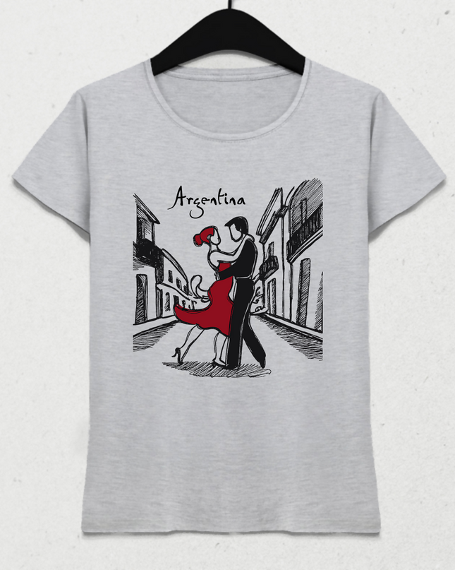 ARGENTINA Tişört - Kadın Kısa Kol