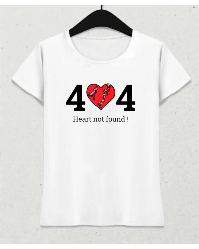 404 Heart Not Found Kadın Tişört
