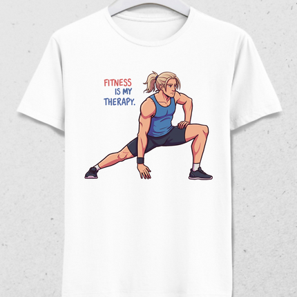 fitness is my therapy beyaz