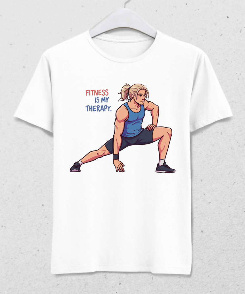 fitness is my therapy beyaz