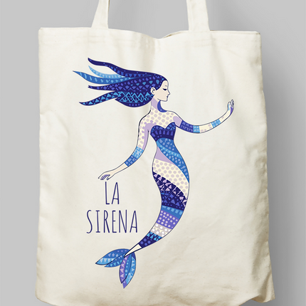 La Sirena Mozaik Denizkızı İllüstrasyonu