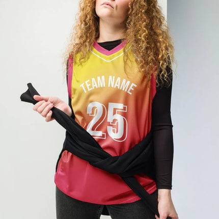 Kişiye Özel Baskılı Unisex Basketbol Forması