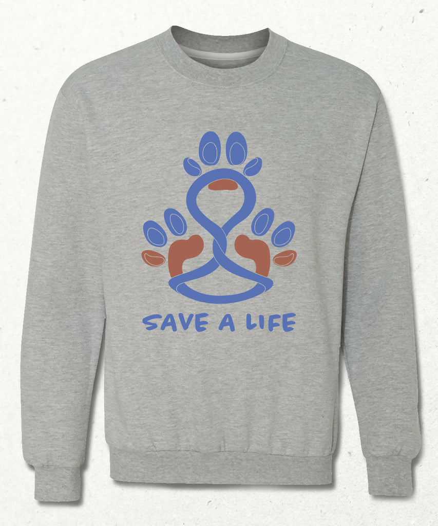 SAVE A LIFE Kapşonsuz Sweatshirt