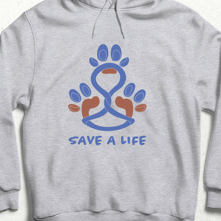 SAVE A LIFE Kapşonlu Sweatshirt