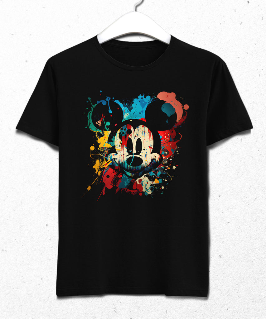 Abstract Mickey t-shirt
