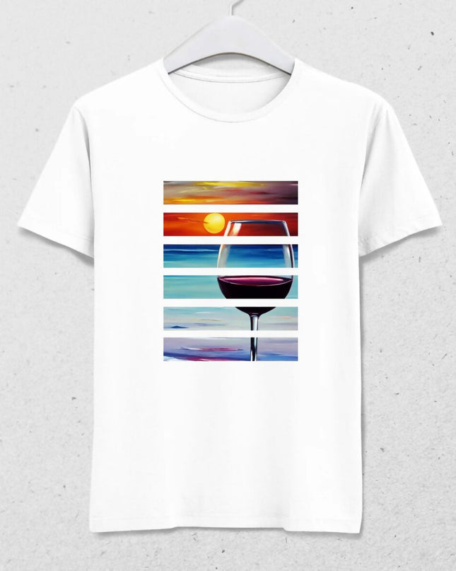 Şarap Kadehi Erkek Tişört