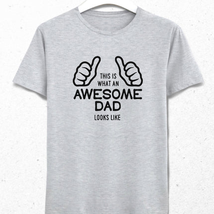 Awesome Dad tişört - basmatik.com