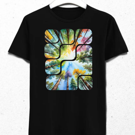 Gökyüzü ve Ağaçlar Erkek Tişört