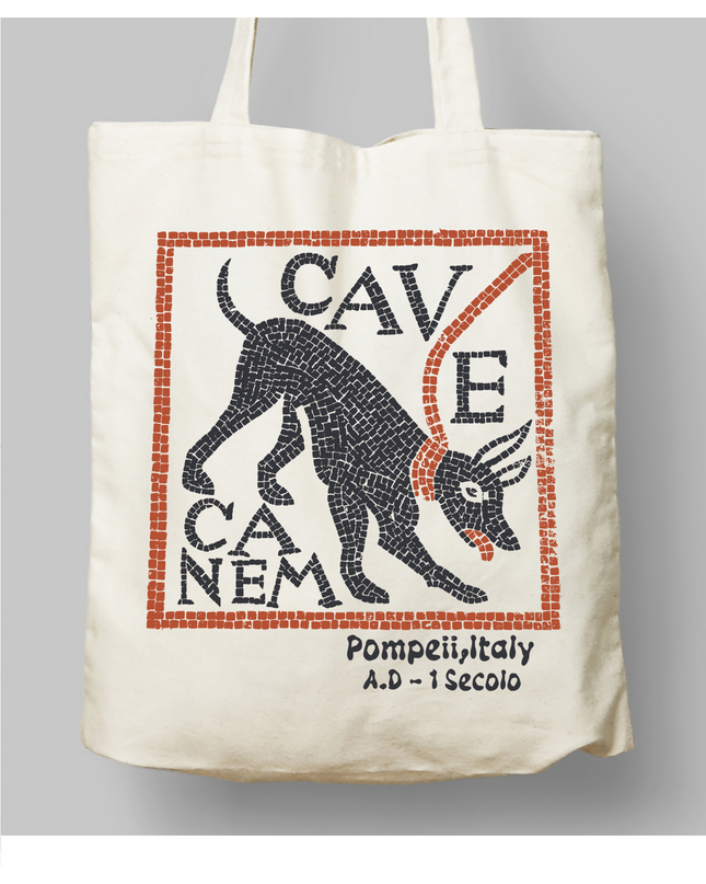 Antik Roma Mozaik Çanta / Ancient Roman Mosaic Tote - basmatik.com