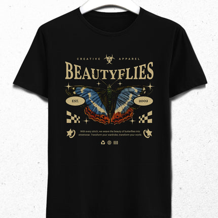 Beautyflies tişört - basmatik.com