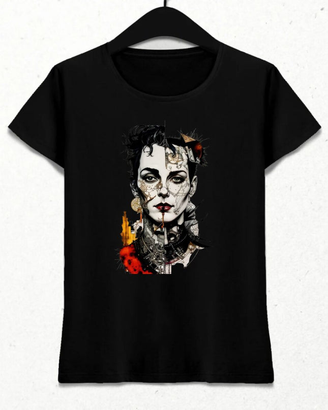 PUNKÇI KADIN TİŞÖRT