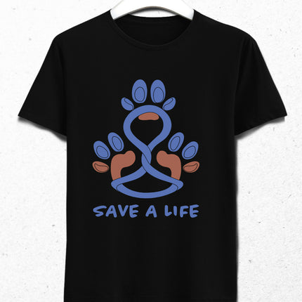 SAVE A LIFE Kısa Kol Tişört