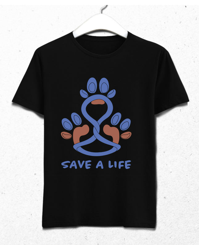 SAVE A LIFE Kısa Kol Tişört